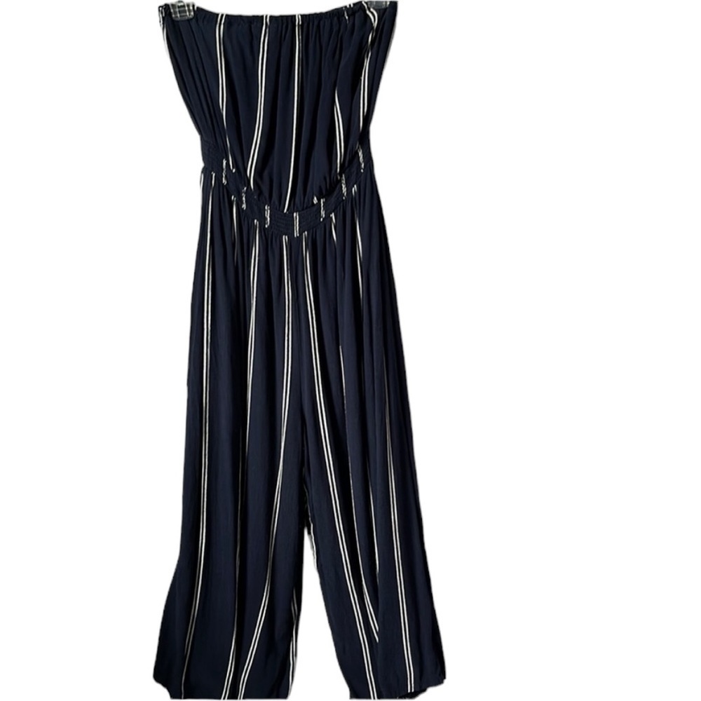 Silence & Noise Strapless Cropped Jumpsuit Medium